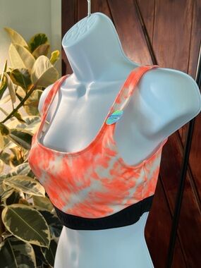 Tie-Dye Sports Bra/Swim Top